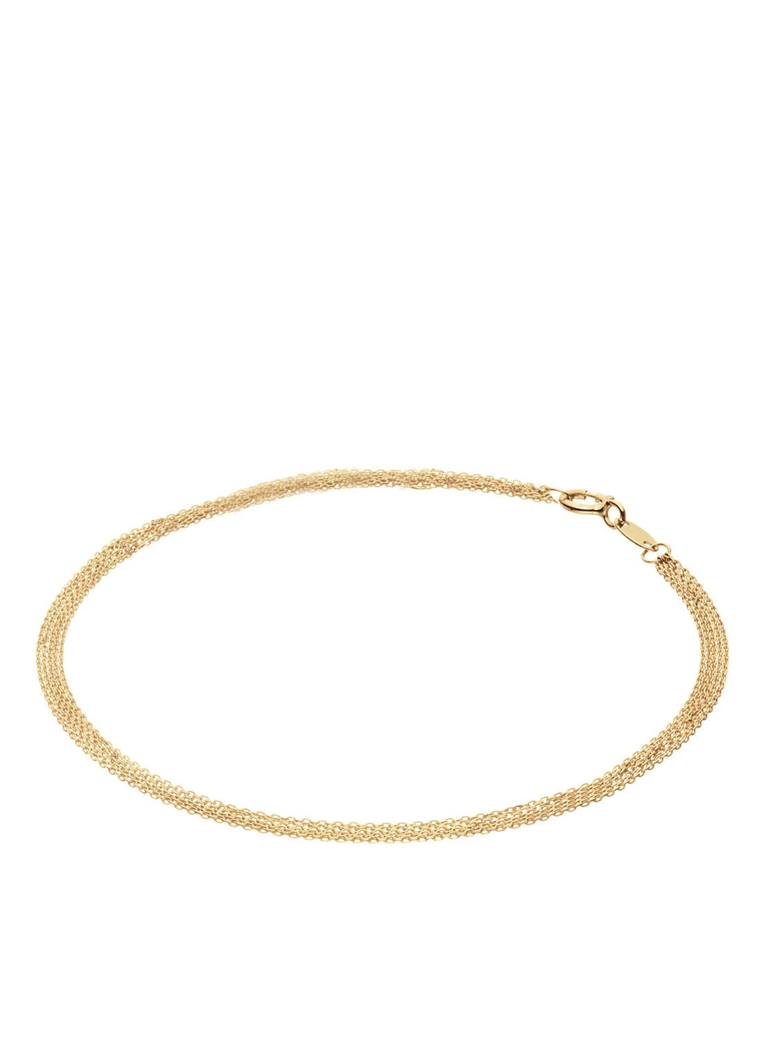 Jackie 14K Gold Waterfall armband van 14 karaat geelgoud - voorkant 2 goud