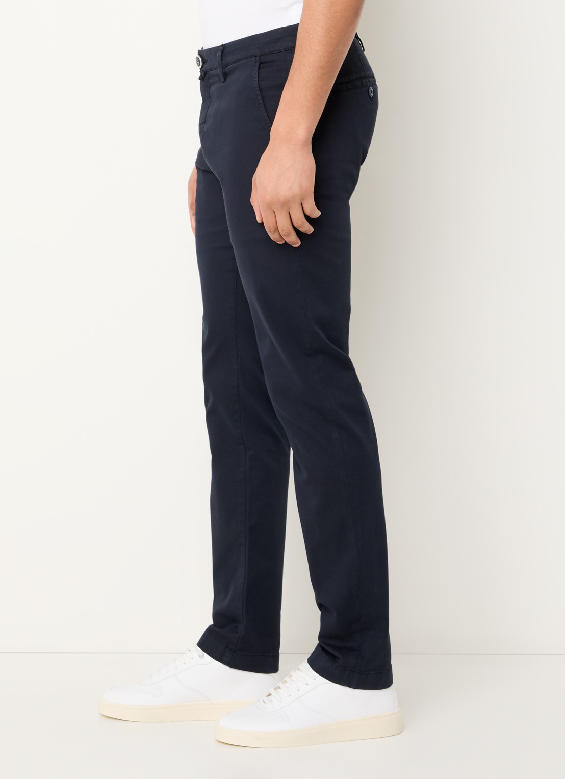 Jacob Cohën Bobby slim fit chino met steekzakken - detail 3 donkerblauw