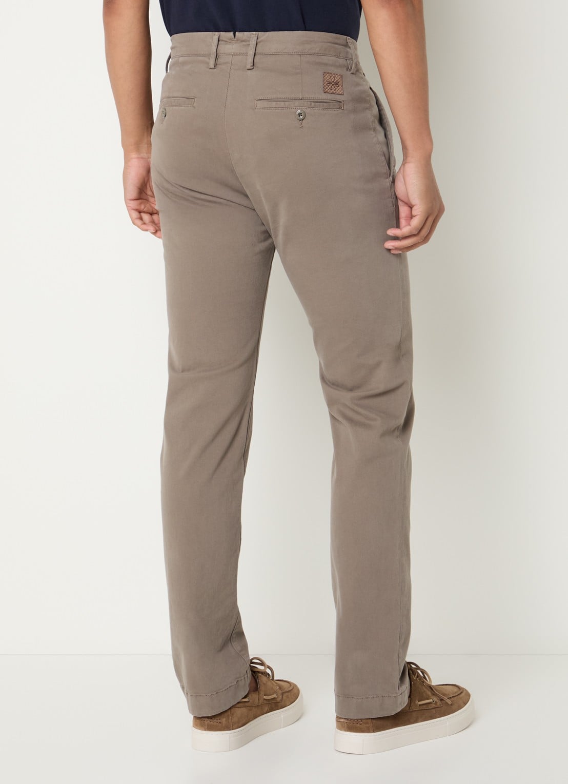 Jacob Cohën Bobby slim fit chino met steekzakken - achterkant 3 grijs