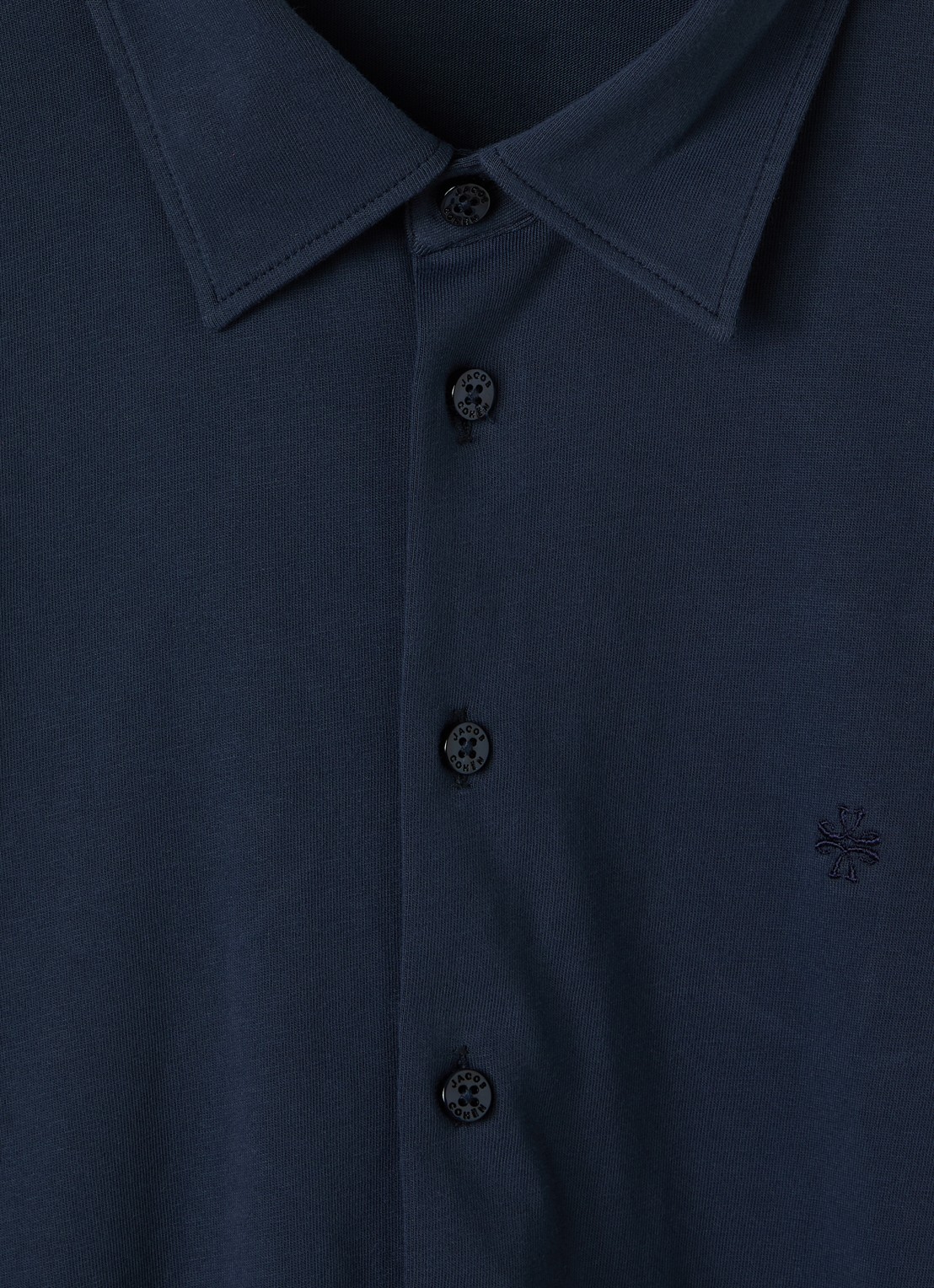 Jacob Cohën Camicia overhemd - detail donkerblauw