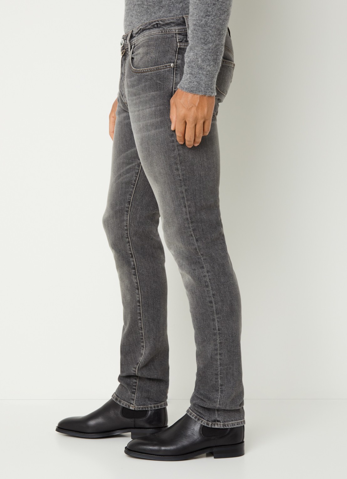 Jacob Cohën Slim fit jeans met gekleurde wassing - detail 5 grijs