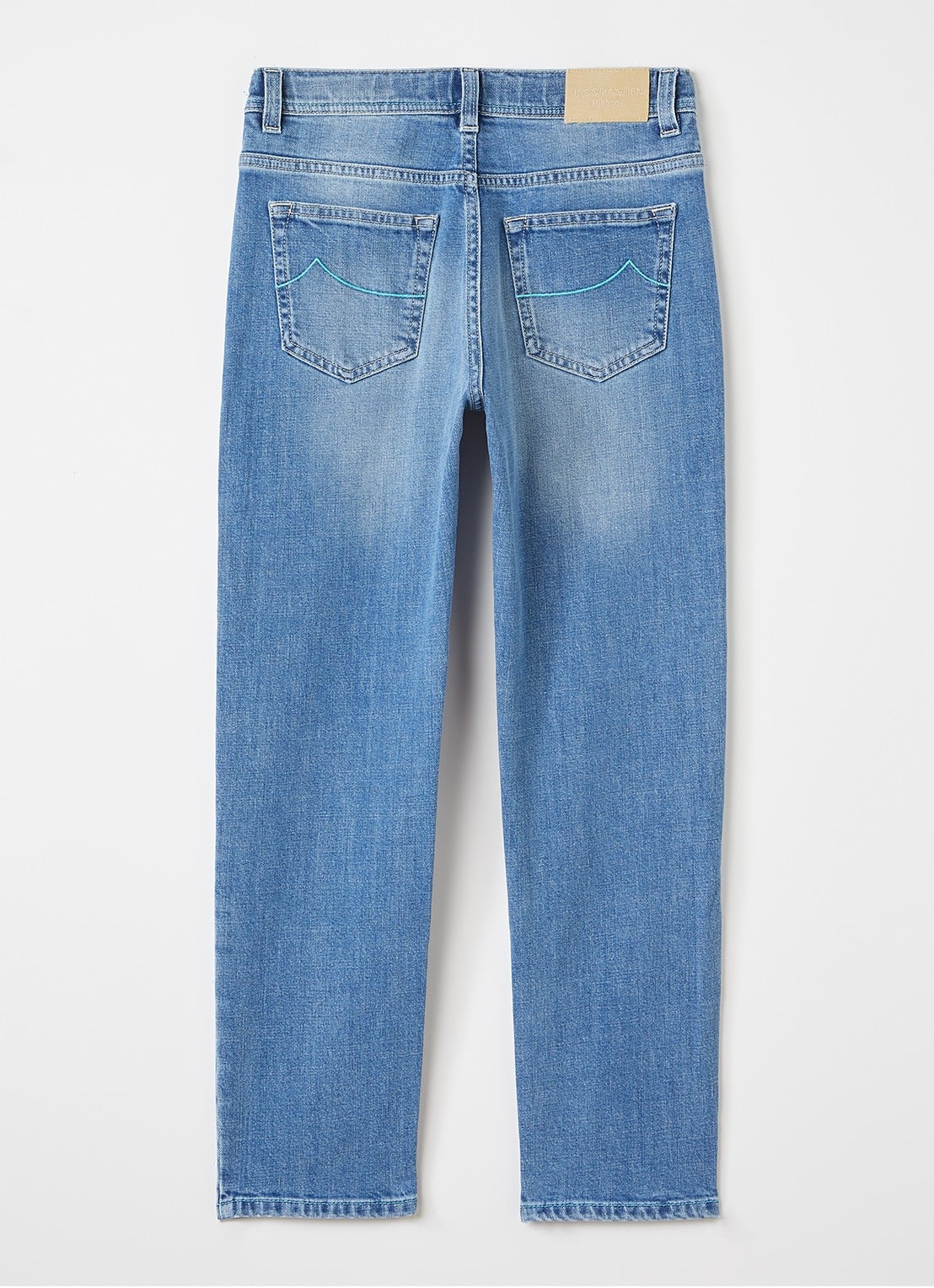 Jacob Cohën Slim fit jeans met lichte wassing - voorkant 2 indigo