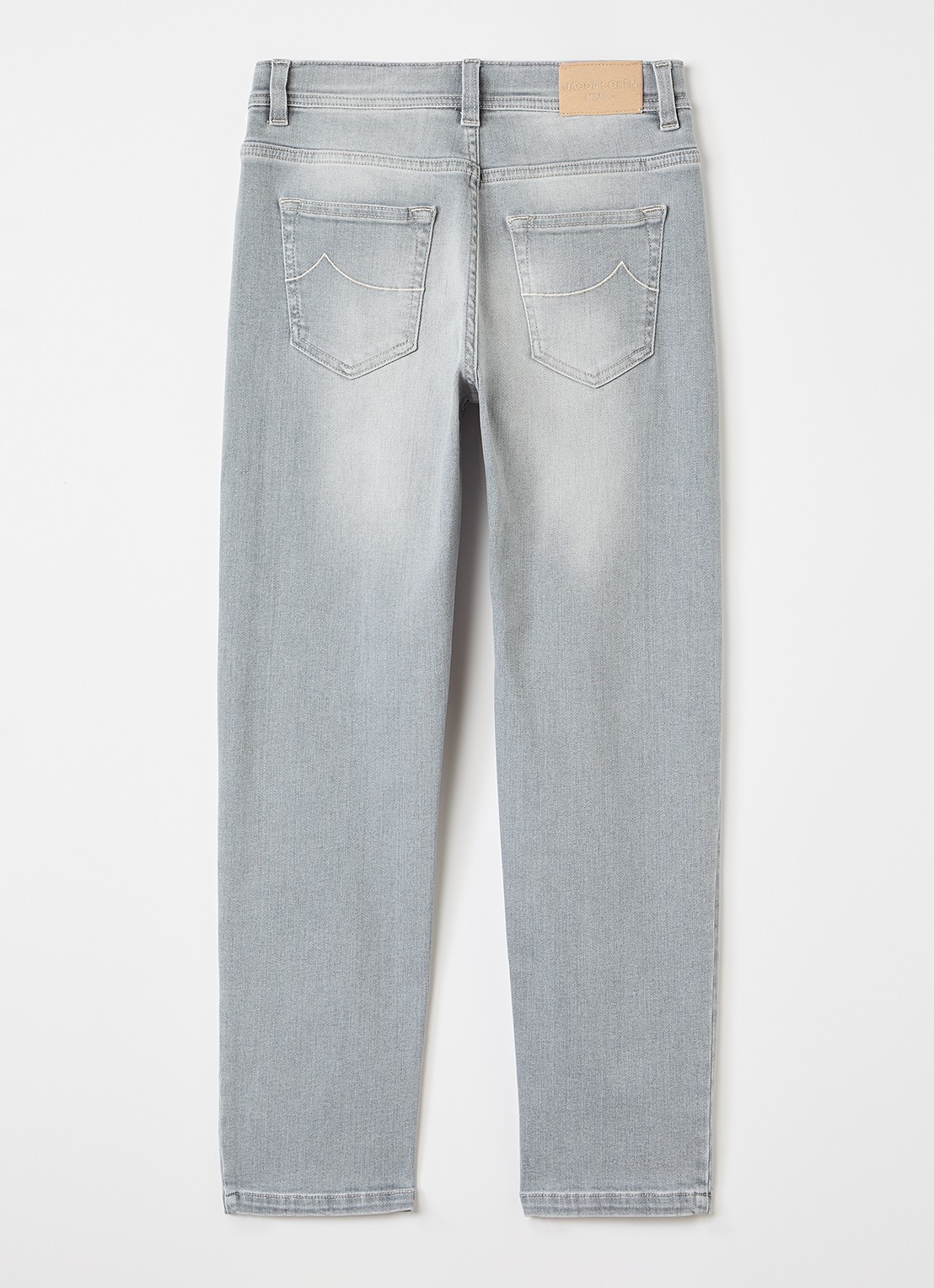 Jacob Cohën Slim fit jeans met lichte wassing - voorkant 2 grijs