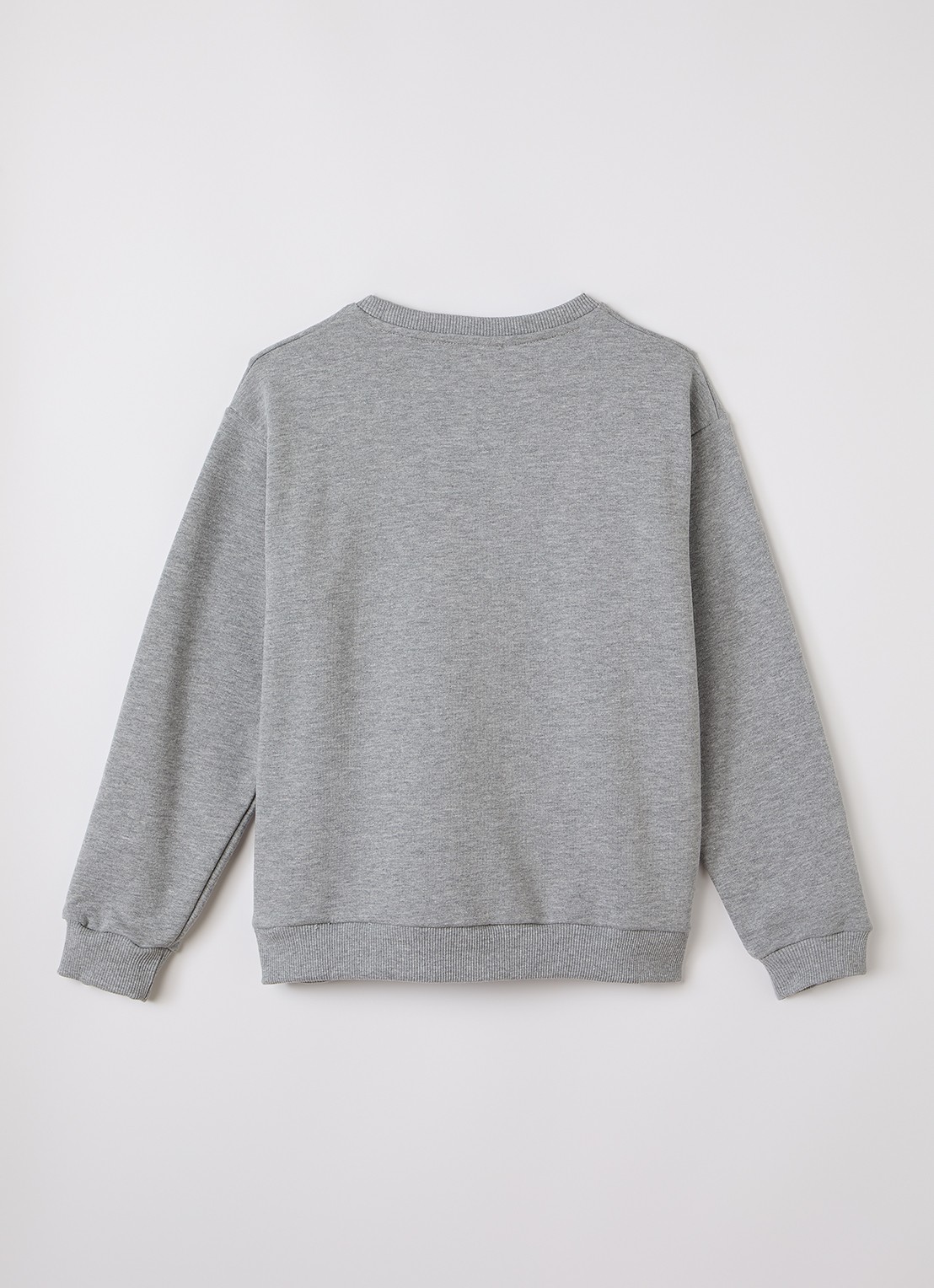 Jacob Cohën Sweater met logoborduring - voorkant 2 grijsmele