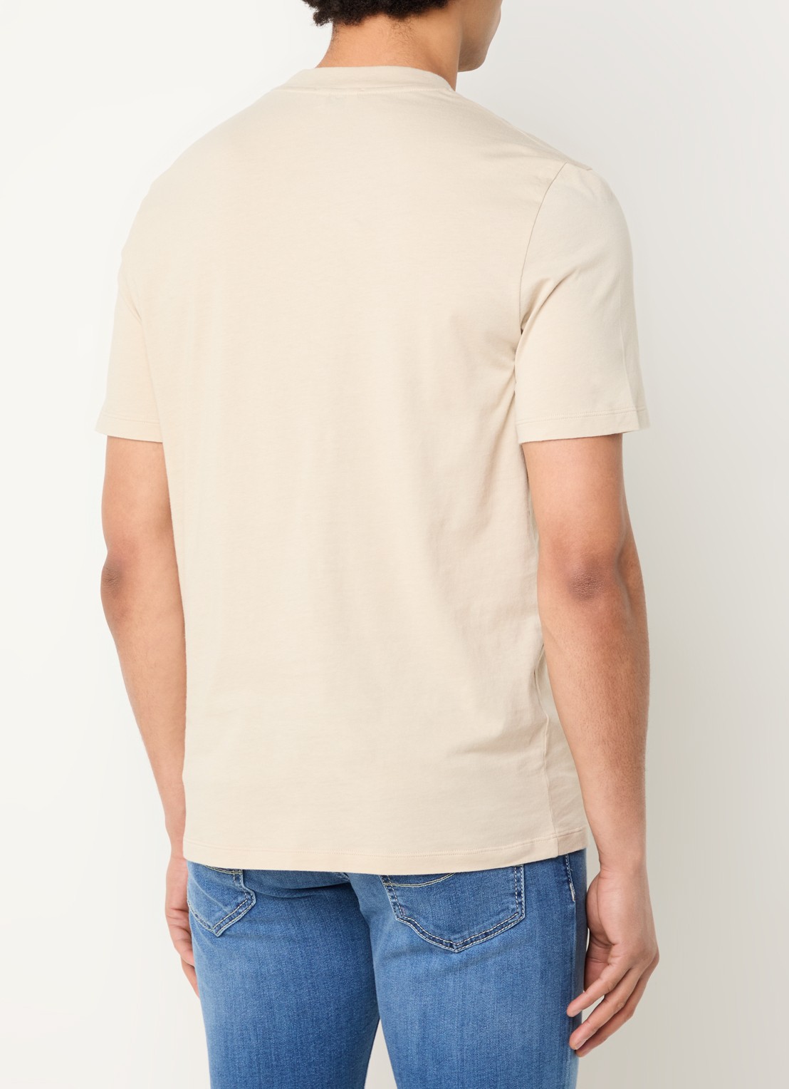 Jacob Cohën T-shirt met logo - achterkant 3 beige