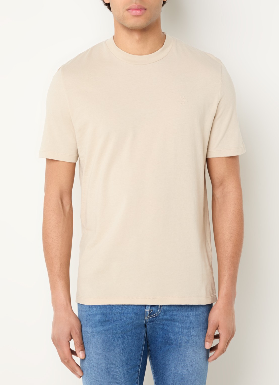 Jacob Cohën T-shirt met logo - detail 4 beige