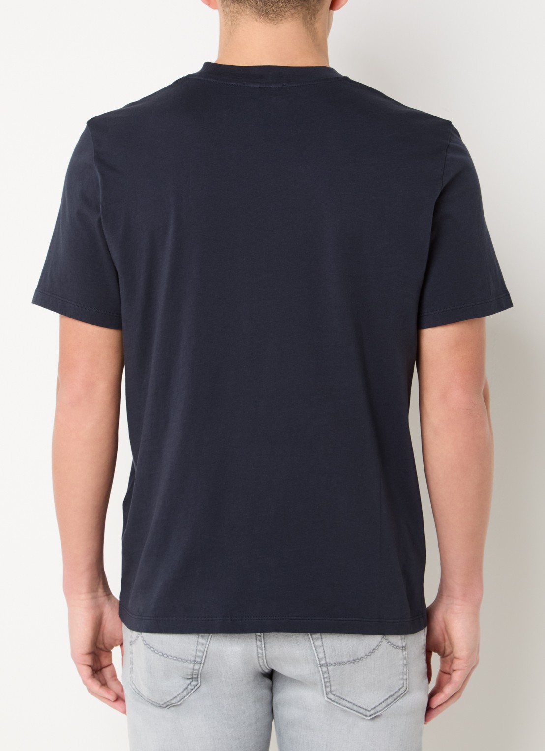 Jacob Cohën T-shirt met logo - achterkant 4 donkerblauw