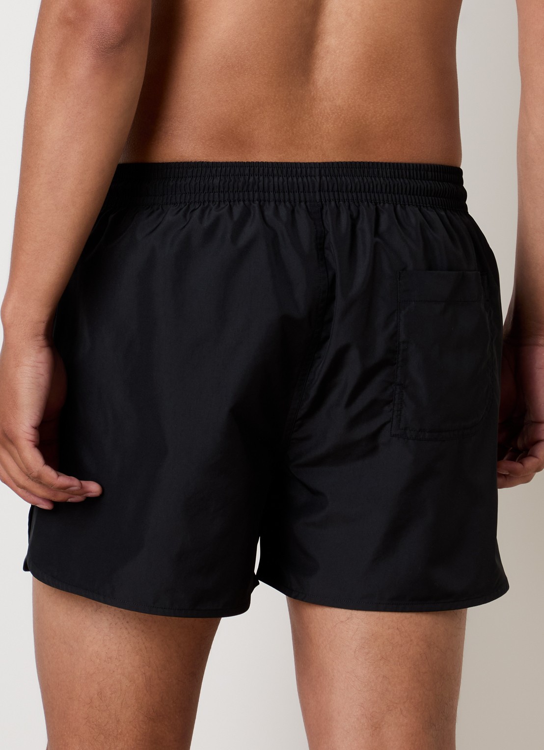 Jacquemus Bain Puntini zwemshorts met logoborduring - achterkant 3 zwart