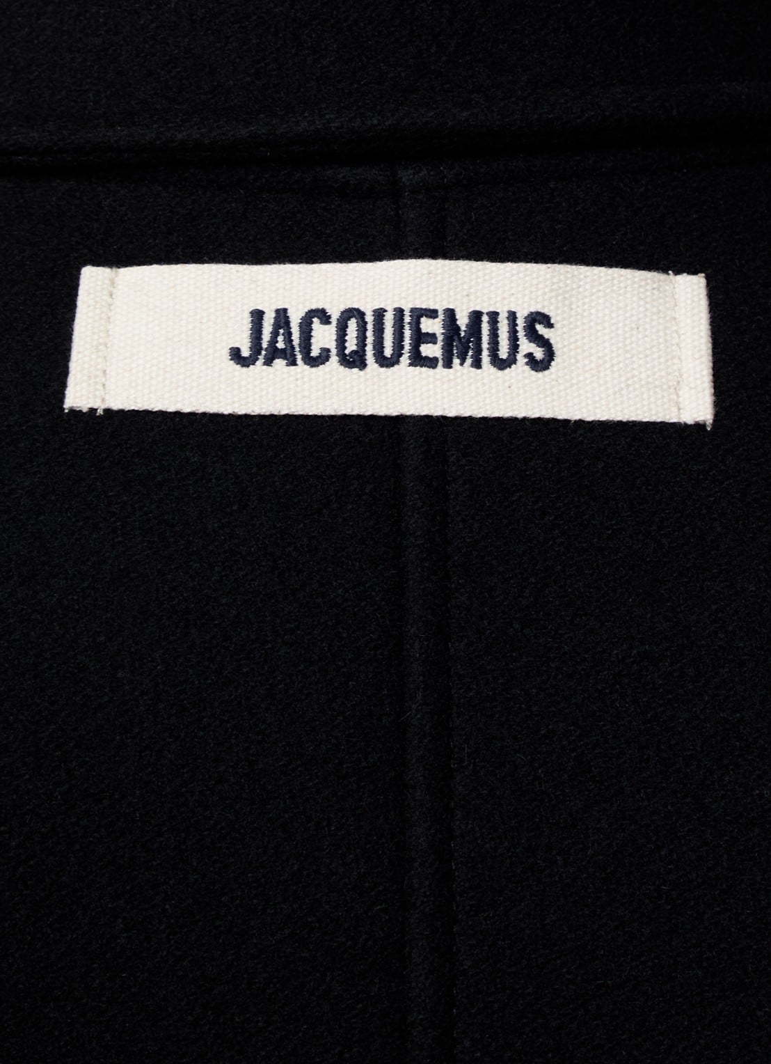 Jacquemus Bomberjack van scheerwol met steekzakken - detail 6 zwart
