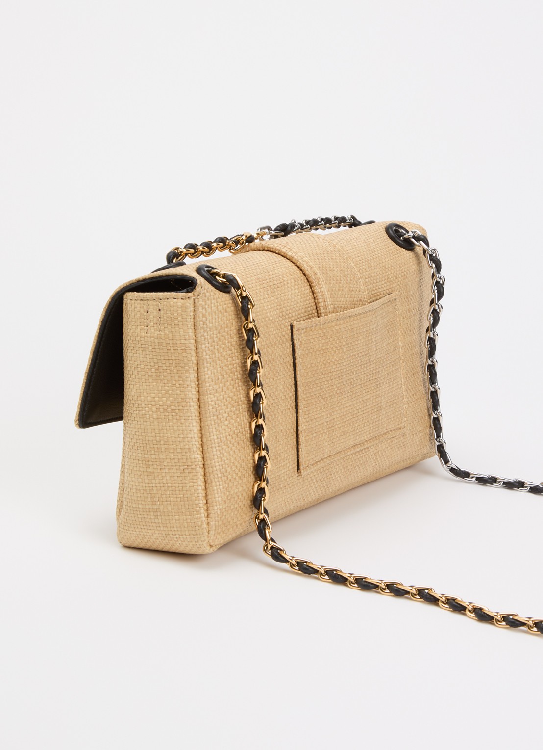 Jacquemus Crossbodytas met logo - achterkant 6 naturel