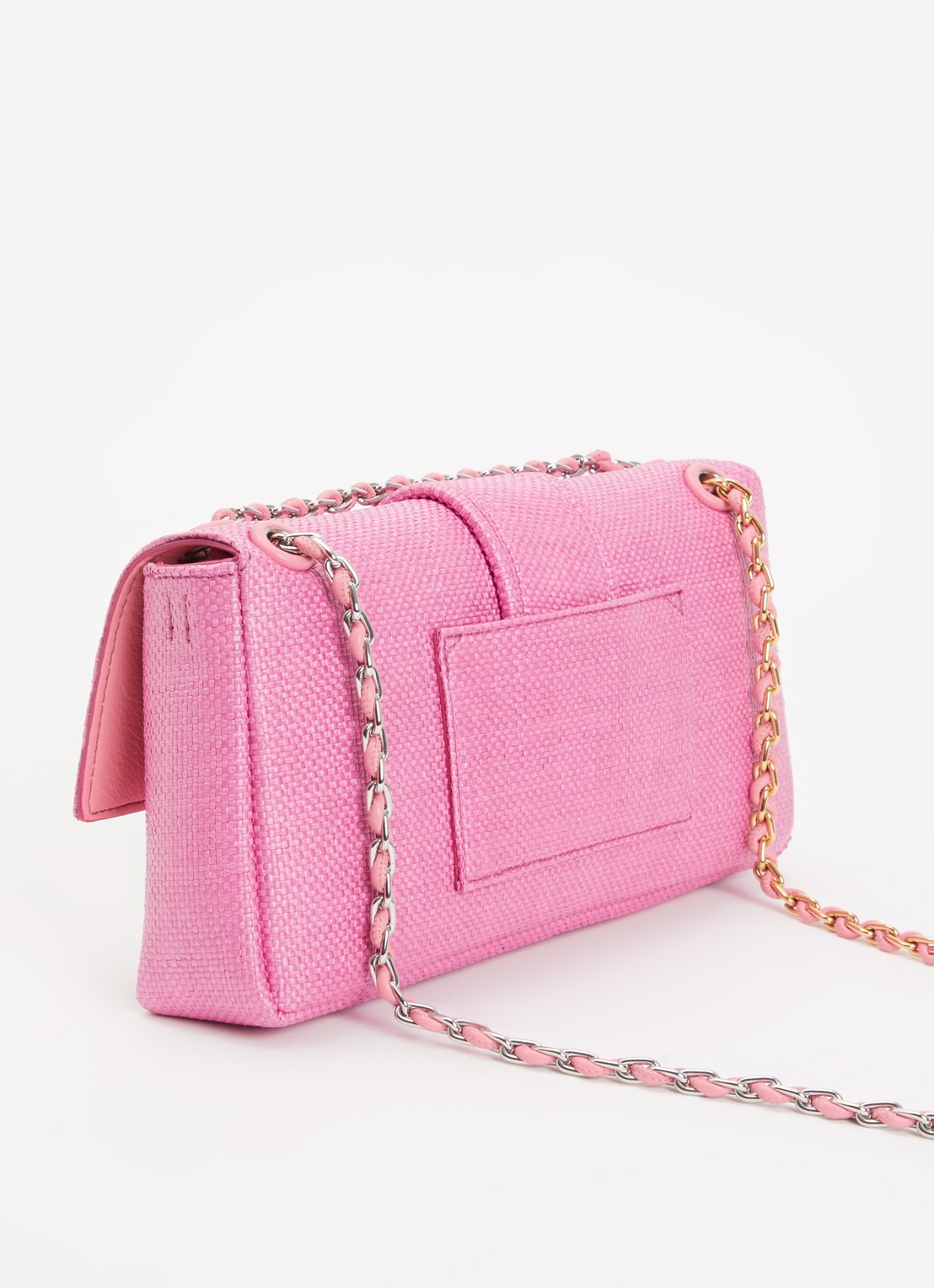 Jacquemus Crossbodytas met logo - achterkant 2 roze