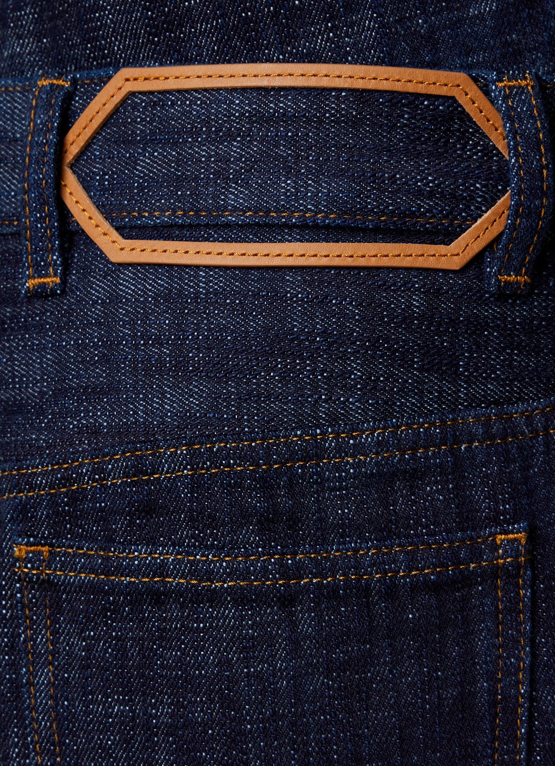 Jacquemus de-Nîmes Tempo wide fit jeans met donkere wassing en steekzakken - detail 6 indigo
