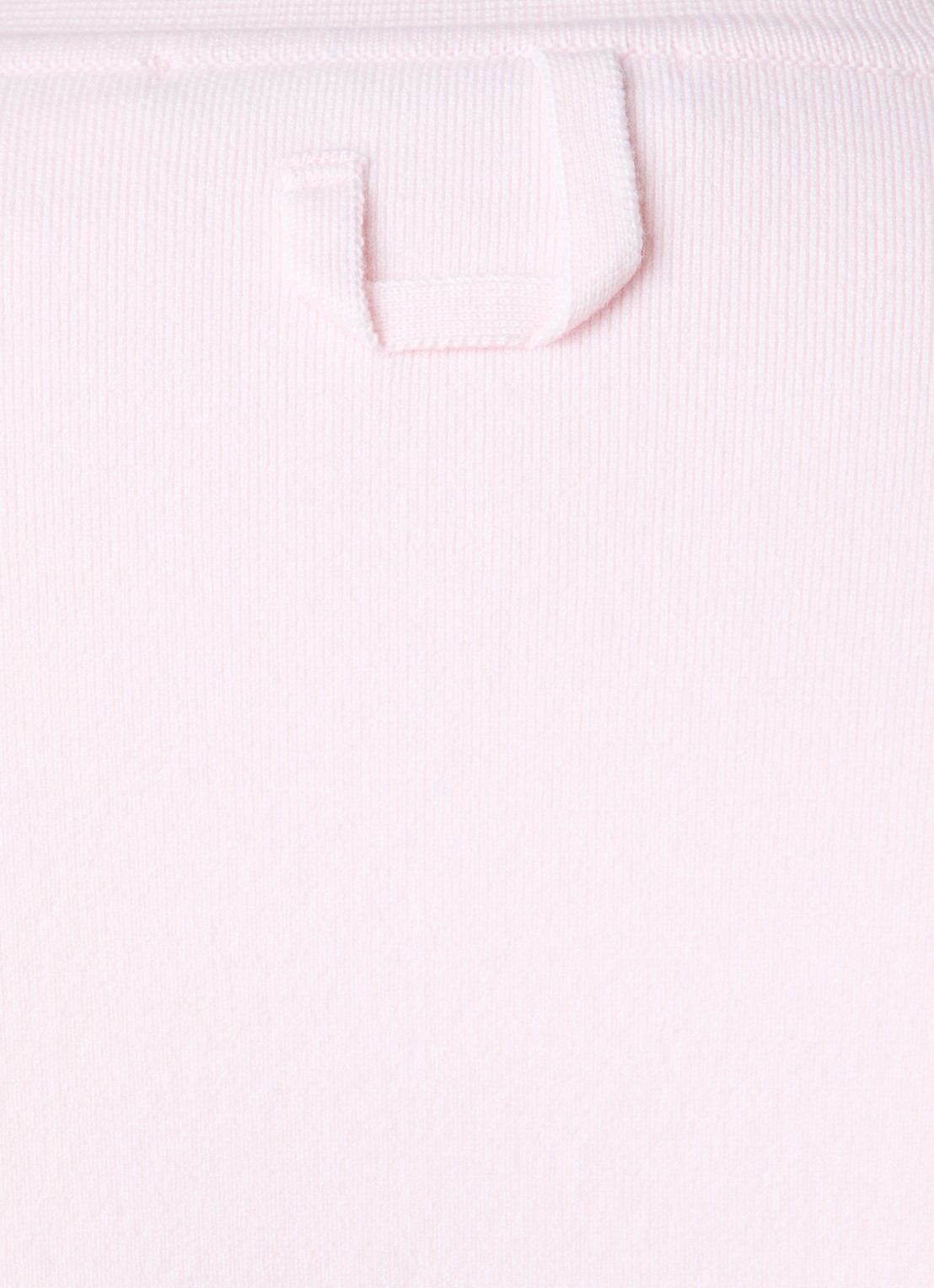 Jacquemus Fijngebreid vest in merino wolblend - detail 3 lichtroze