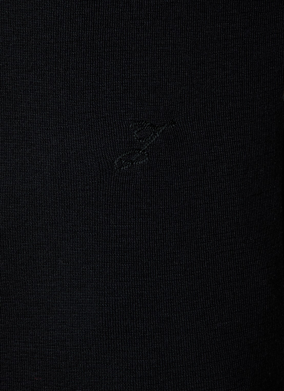 Jacquemus Fijngebreide pullover in zijdeblend met borduring - detail 2 zwart