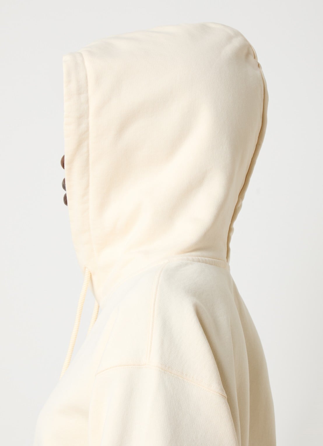 Jacquemus Hoodie met logo - detail 5 zand