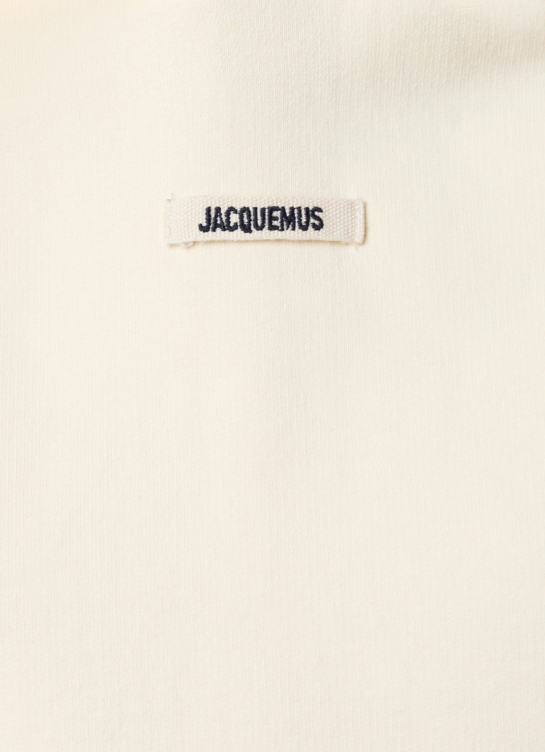 Jacquemus Hoodie met logo - detail 6 zand