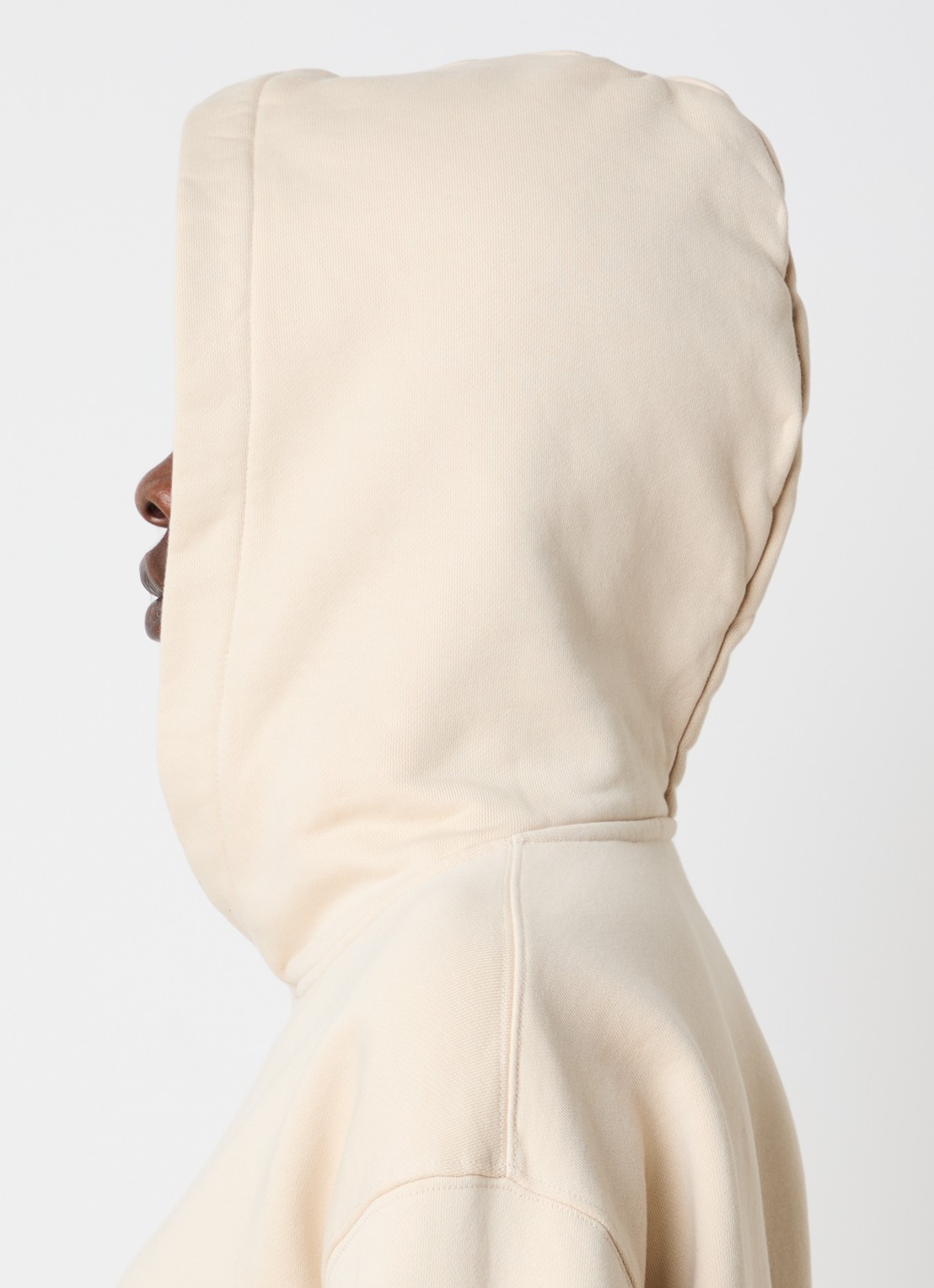 Jacquemus Hoodie met logo - detail 3 beige