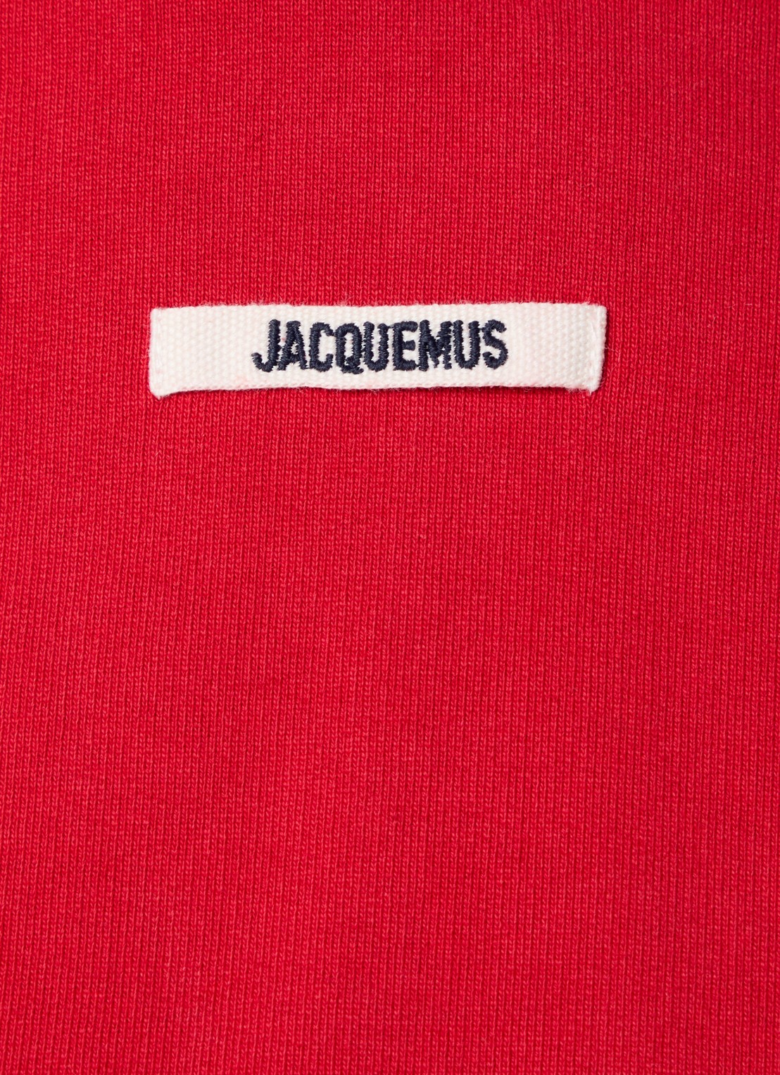 Jacquemus Hoodie met logo - detail 3 rood