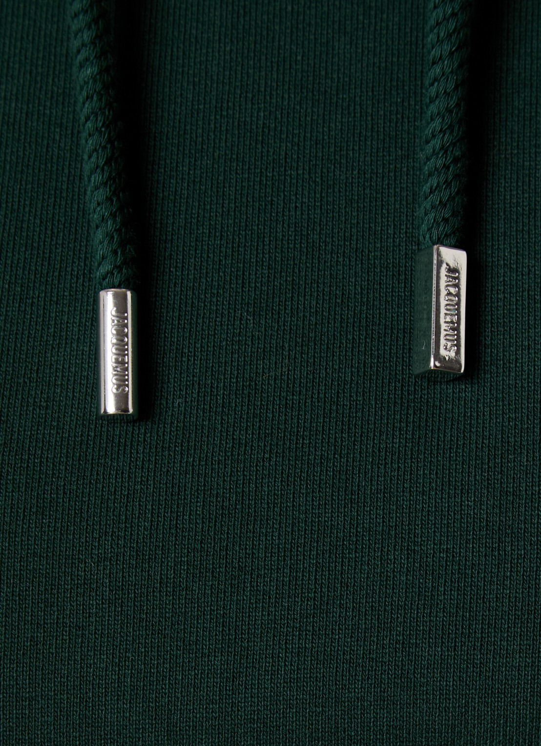 Jacquemus Hoodie met logo - detail 6 donkergroen