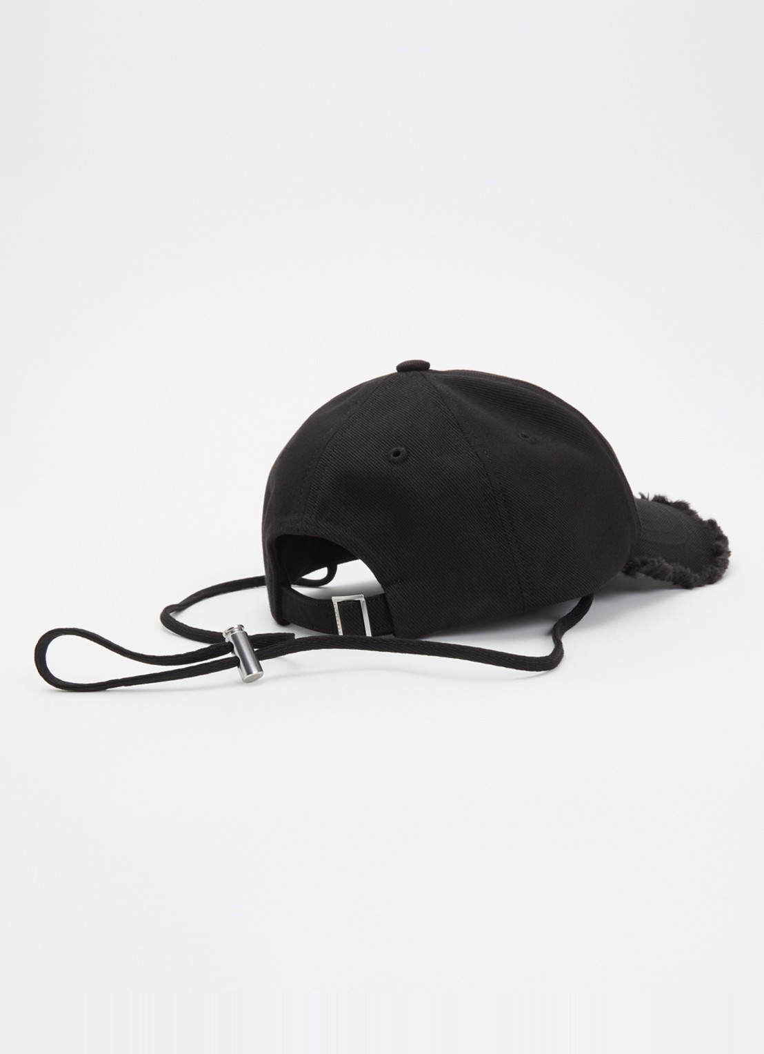 Jacquemus La Casquette Artichaut pet met logo - detail 2 zwart