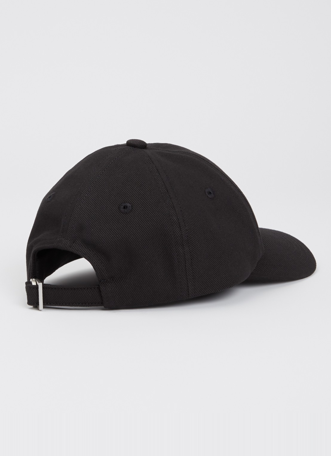 Jacquemus La Casquette Gadjo pet met logo - detail zwart