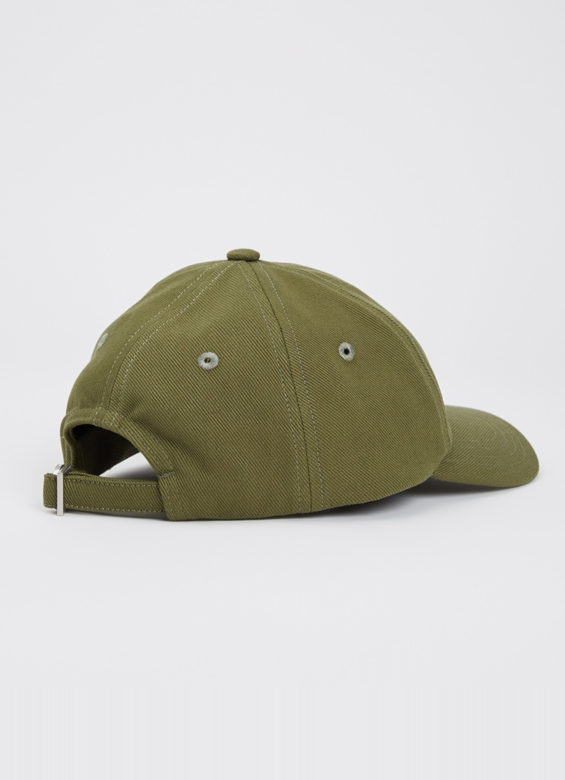 Jacquemus La Casquette Gadjo pet met logo - detail 2 legergroen