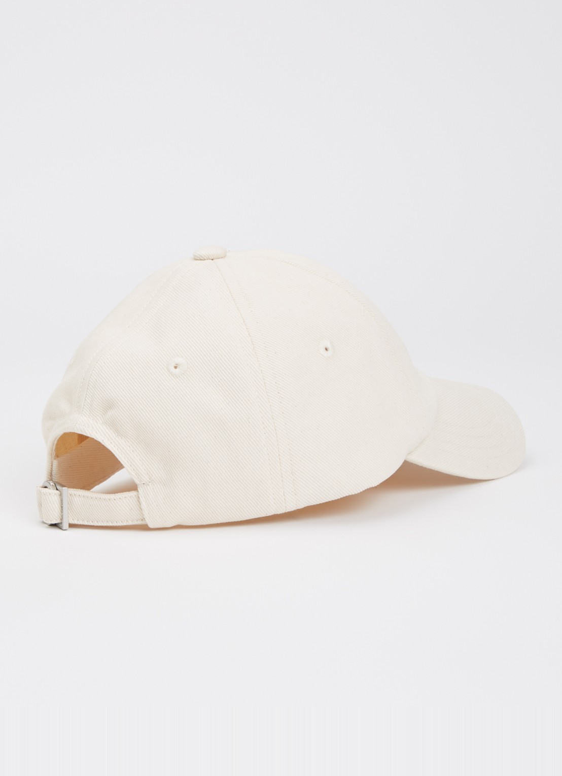 Jacquemus La Casquette Gadjo pet met logo - detail 2 beige