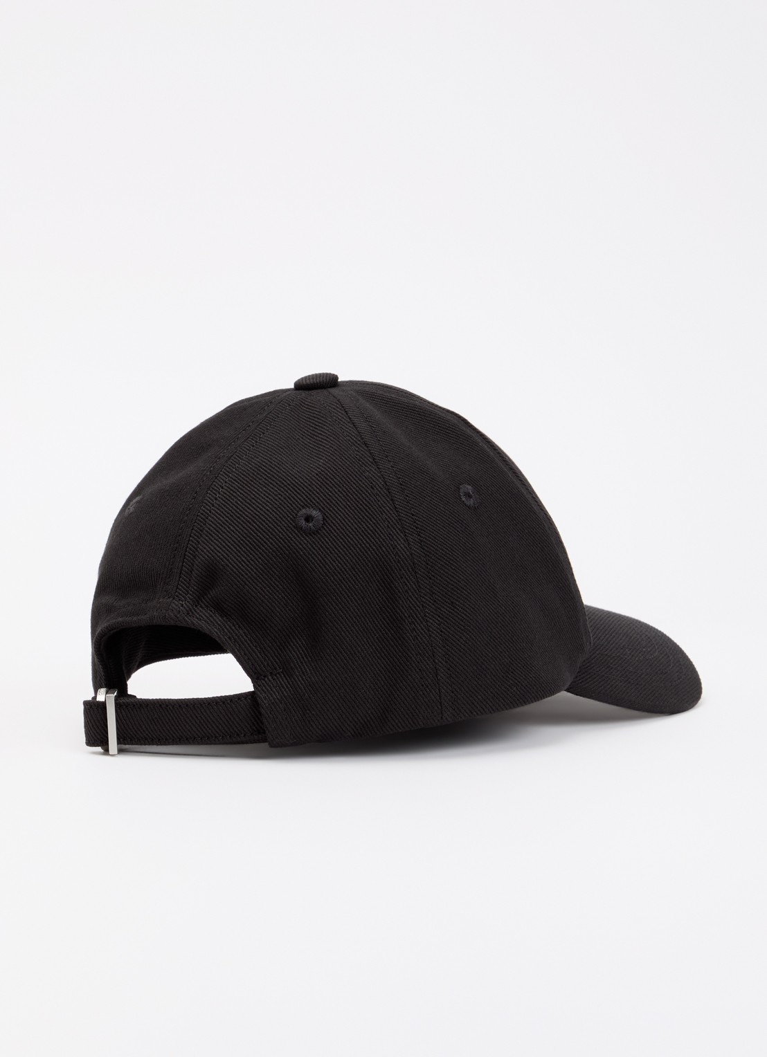Jacquemus La Casquette pet met logo - detail 2 zwart