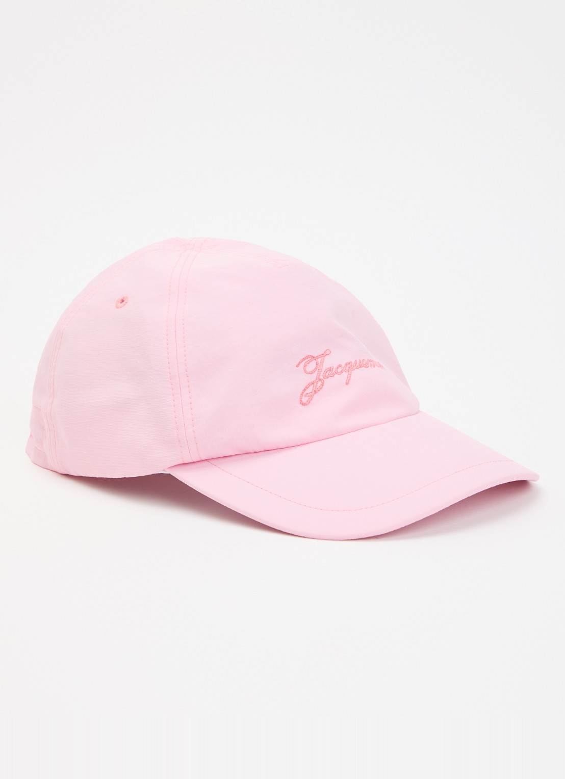 Jacquemus La Casquette pet met logo - voorkant roze