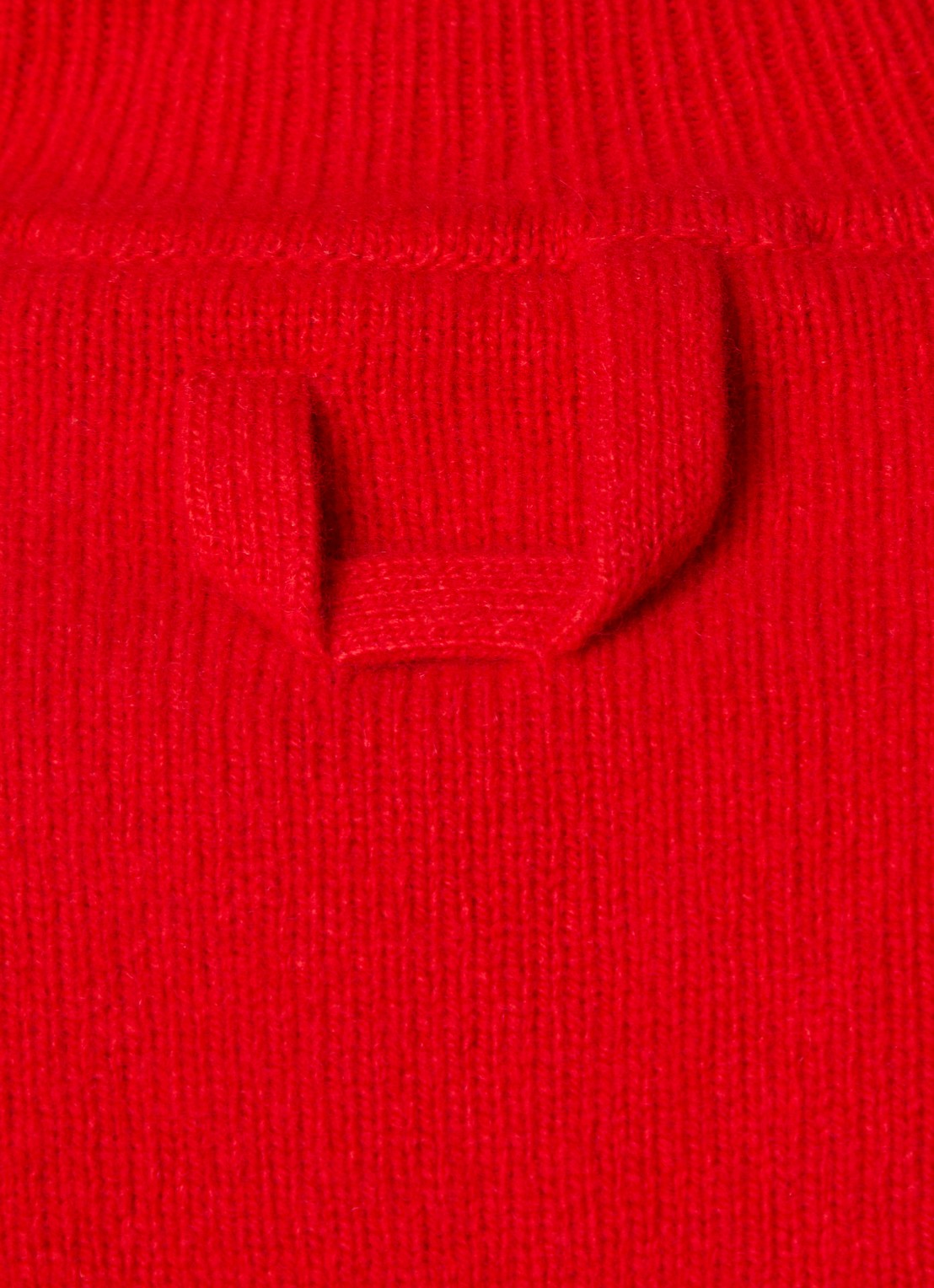 Jacquemus La Robe mini jurk in wolblend met schoudervulling - detail 5 rood