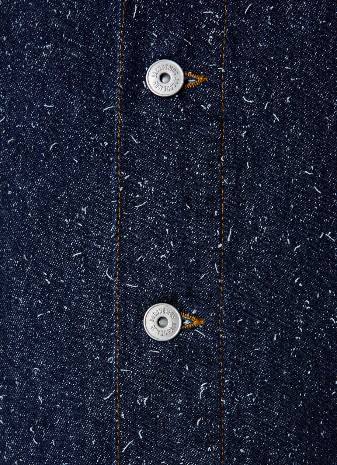 Jacquemus La Veste spijkerjas met structuur - detail 6 indigo