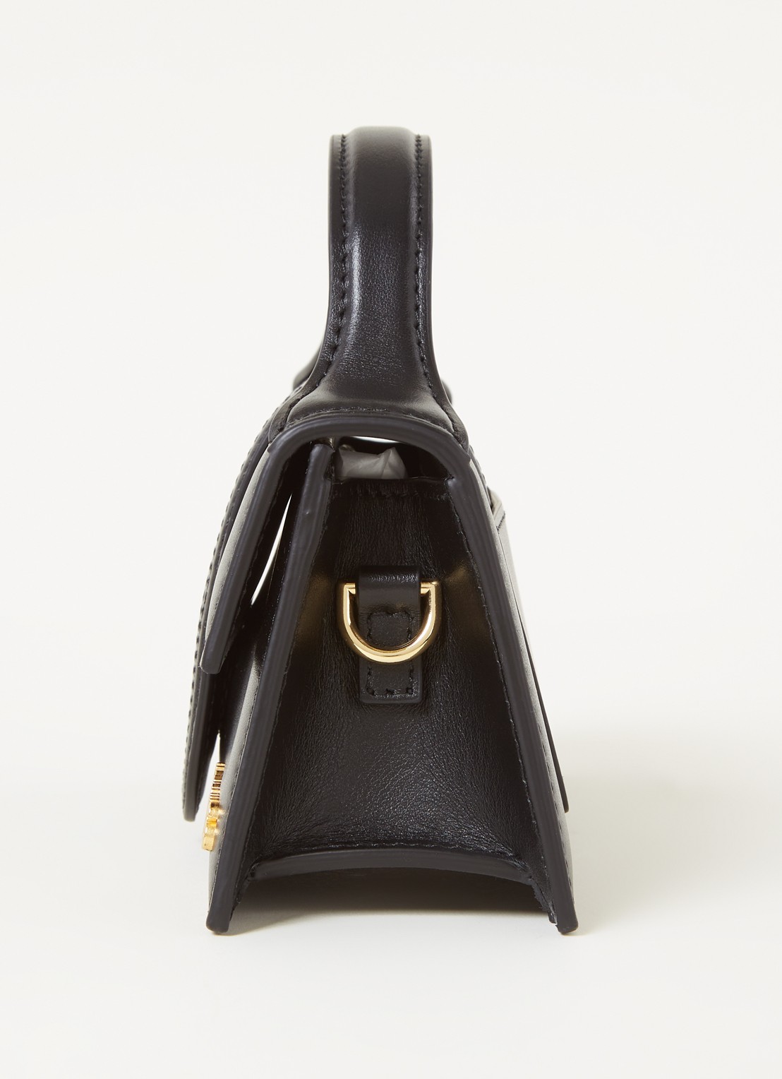 Jacquemus Le Bambino handtas van leer - detail 5 zwart