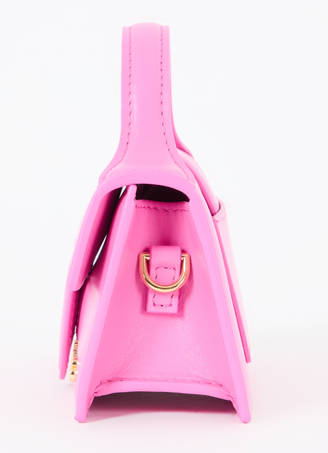 Jacquemus Le Bambino handtas van leer - detail 6 roze