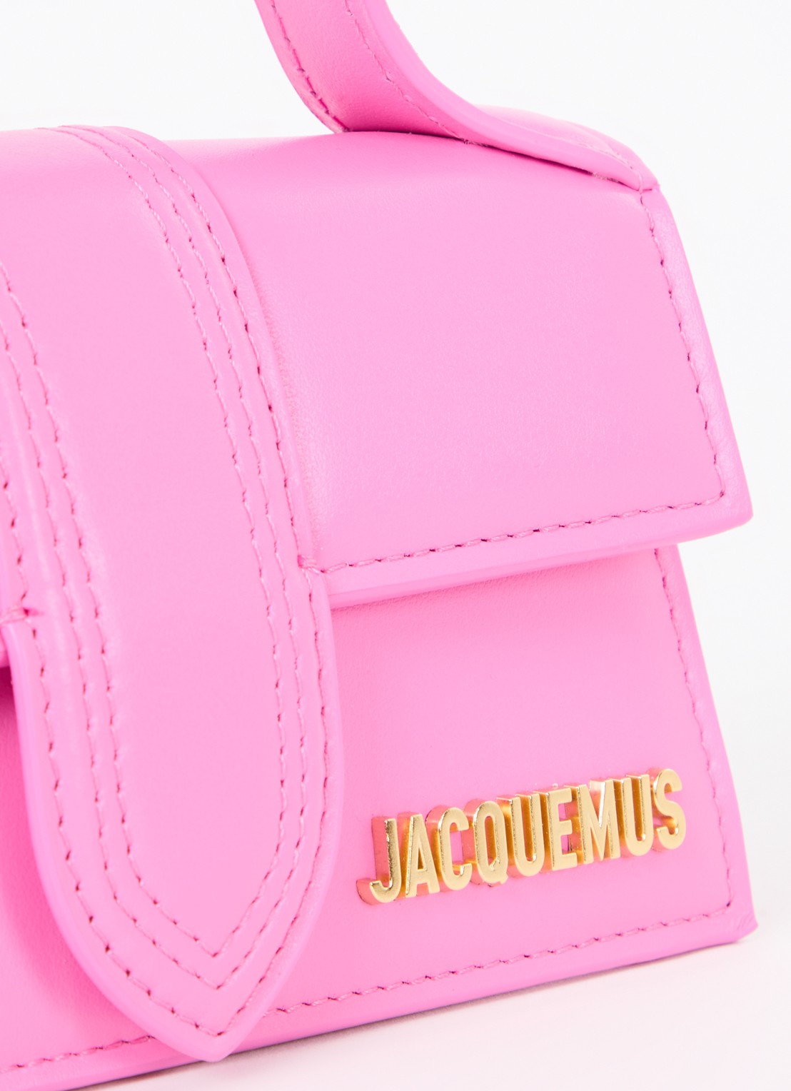 Jacquemus Le Bambino handtas van leer - detail 7 roze