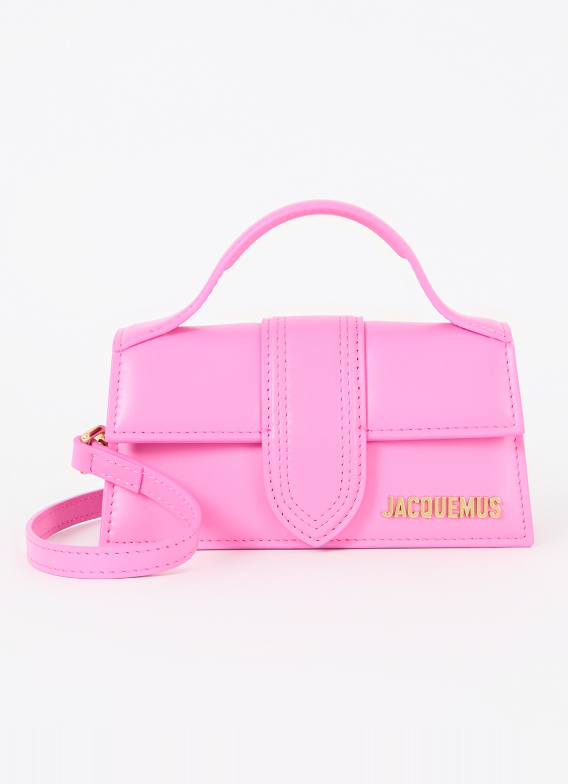 Jacquemus Le Bambino handtas van leer - voorkant 2 roze