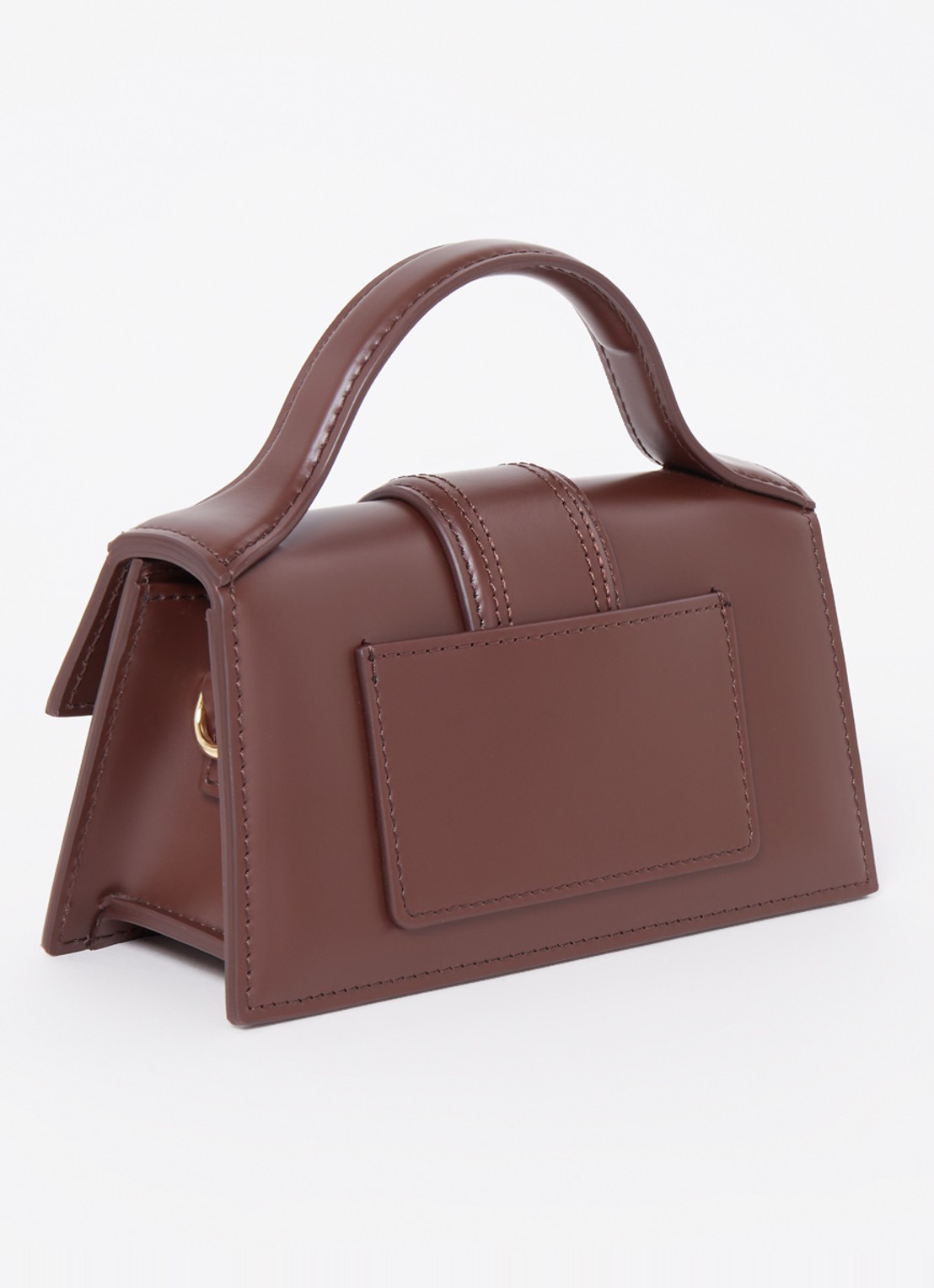 Jacquemus Le Bambino handtas van leer - achterkant 4 bruin