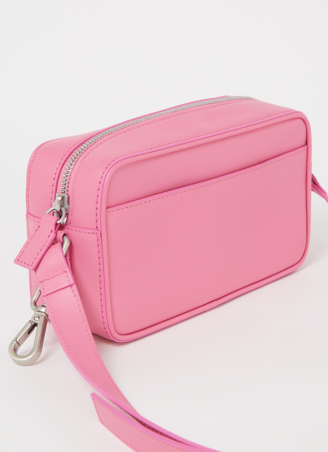 Jacquemus Le Baneto crossbodytas van leer - achterkant 5 roze