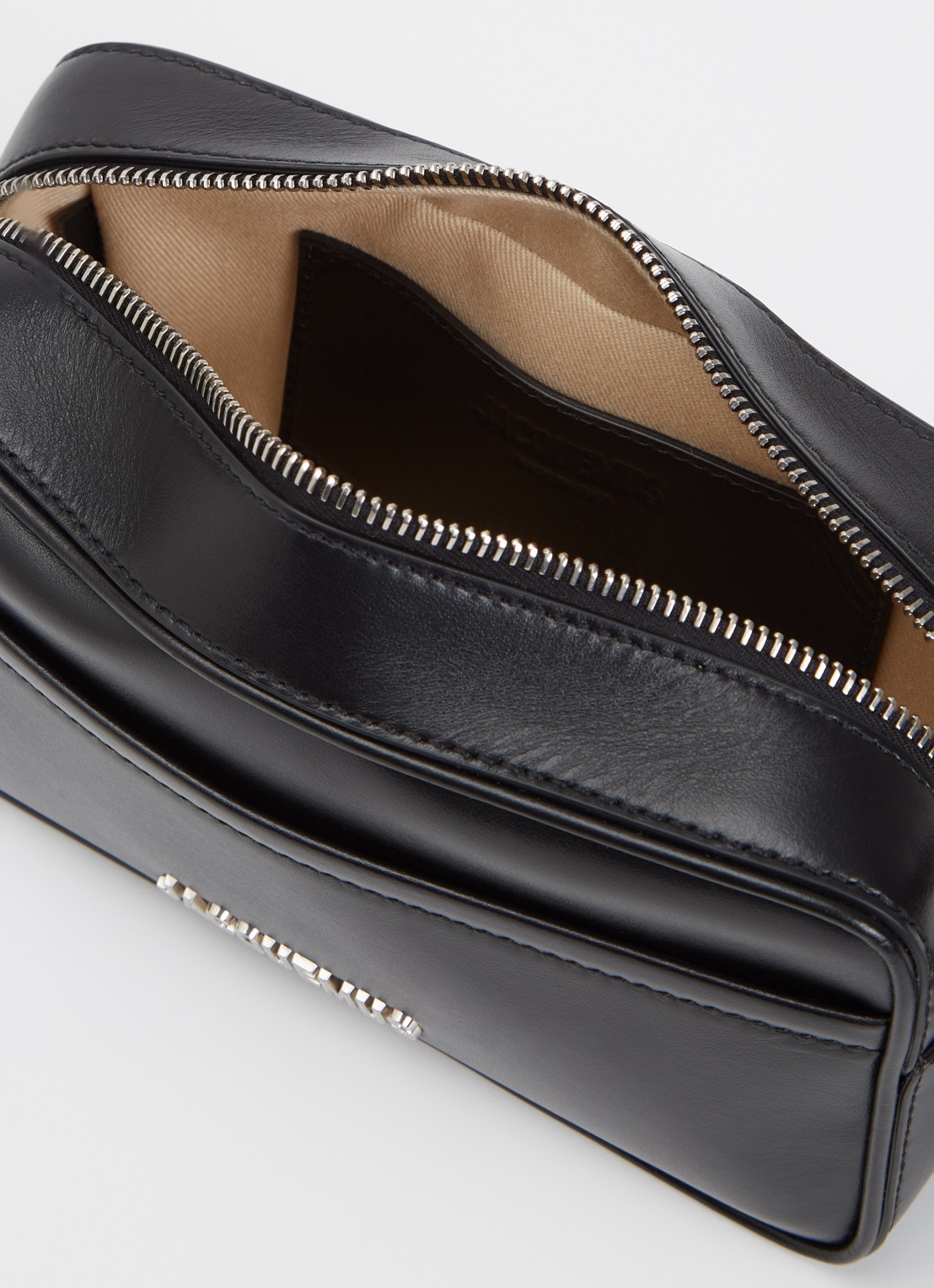 Jacquemus Le Baneto handtas met verstelbare schouderriem - detail 3 zwart