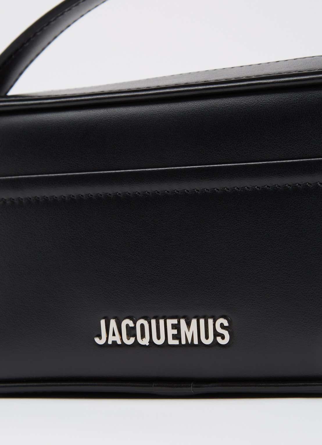 Jacquemus Le Baneto handtas met verstelbare schouderriem - detail 5 zwart