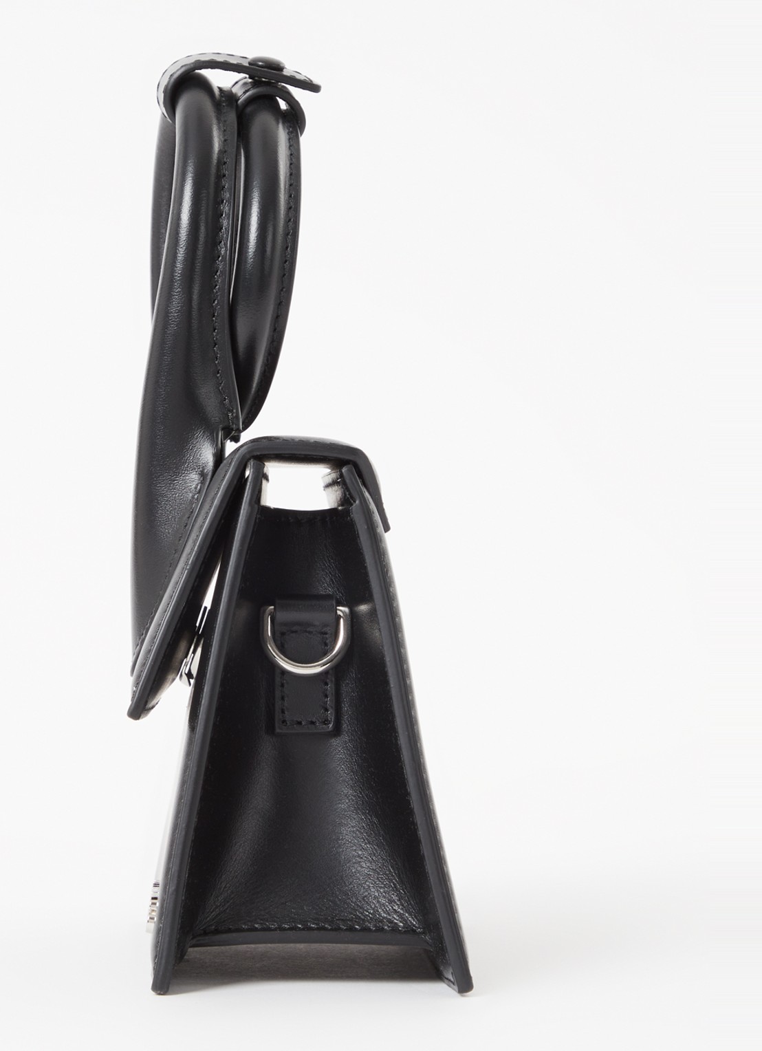 Jacquemus Le Chiquito Noeud handtas van leer - detail 2 zwart