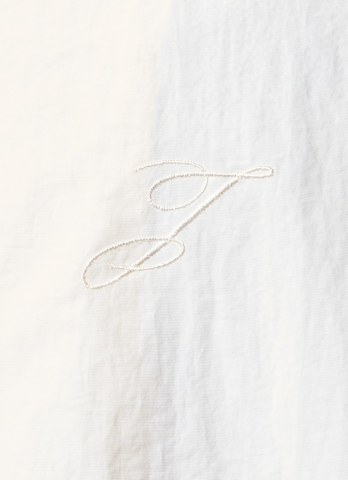 Jacquemus Le Coupe jack met kraag - detail 6 creme