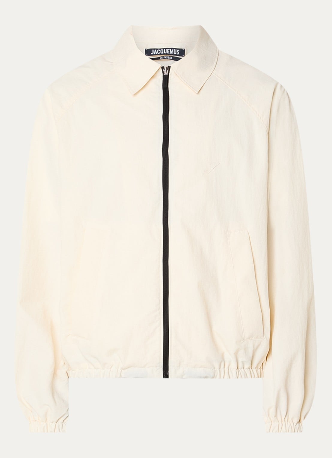 Jacquemus Le Coupe jack met kraag - voorkant 2 creme