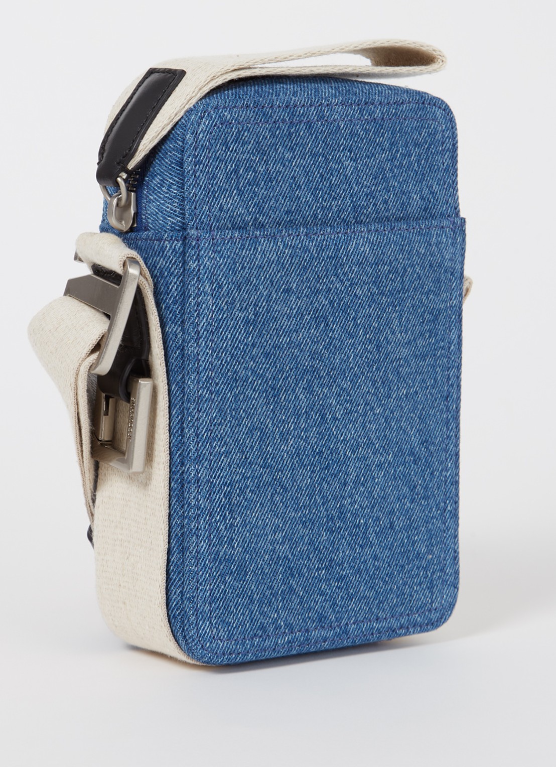 Jacquemus Le Cuerda Vertical crossbodytas van denim - achterkant 6 indigo