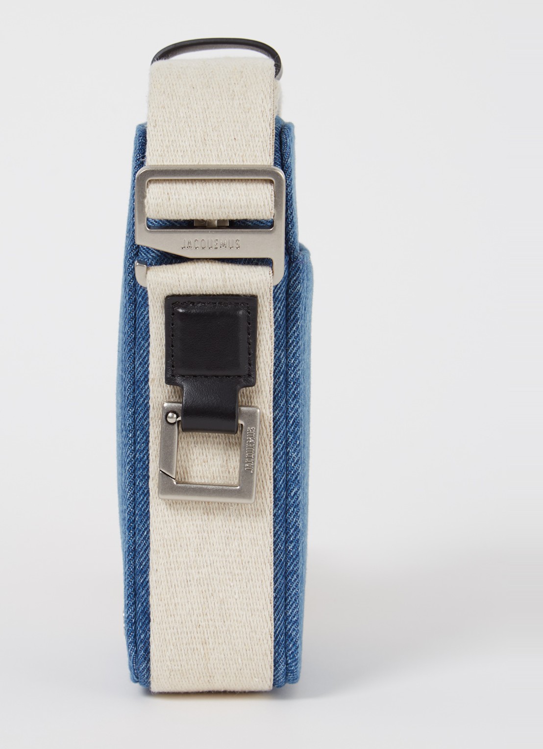 Jacquemus Le Cuerda Vertical crossbodytas van denim - detail 4 indigo