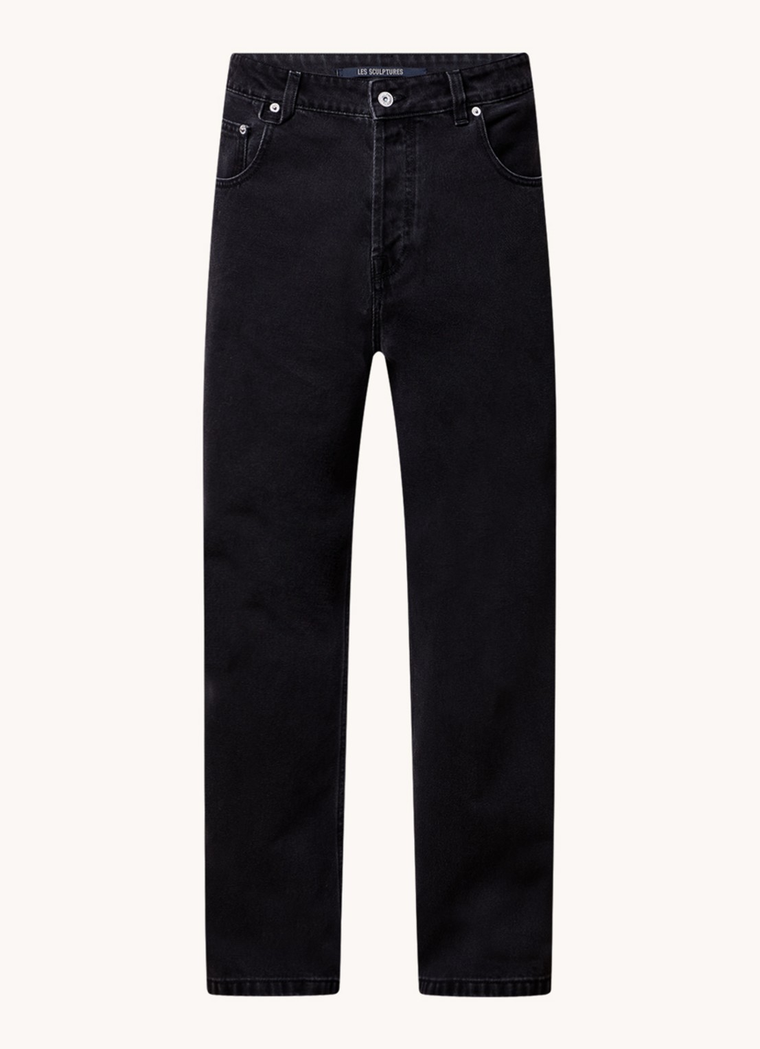 Jacquemus Le de Nîmes loose fit jeans met gekleurde wassing - voorkant zwart