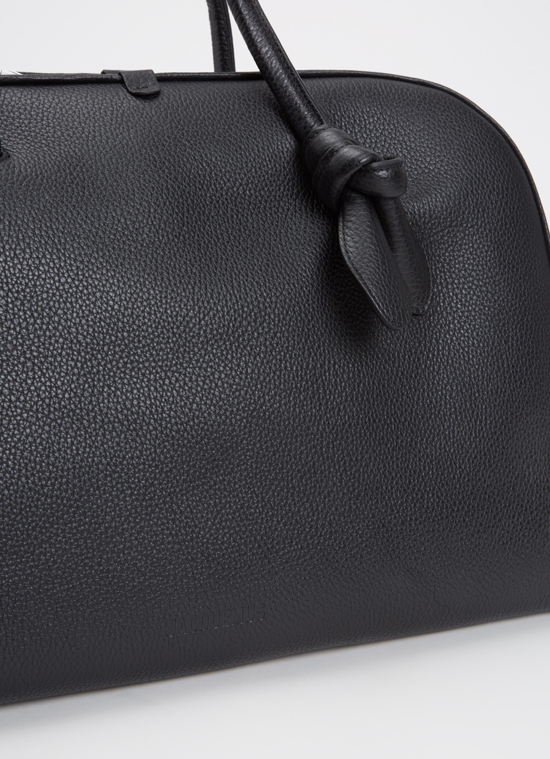 Jacquemus Le Grand Turismo schoudertas van kalfsleer - detail 3 zwart