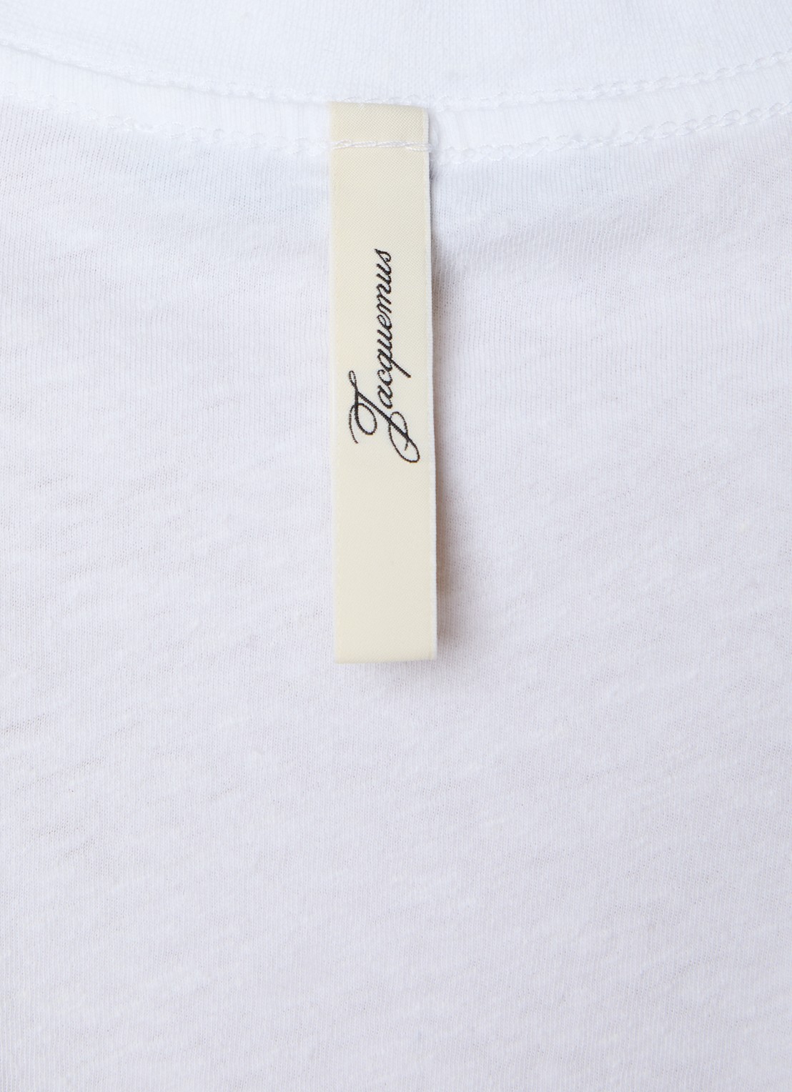 Jacquemus Le T-shirt met logoprint - detail 5 wit