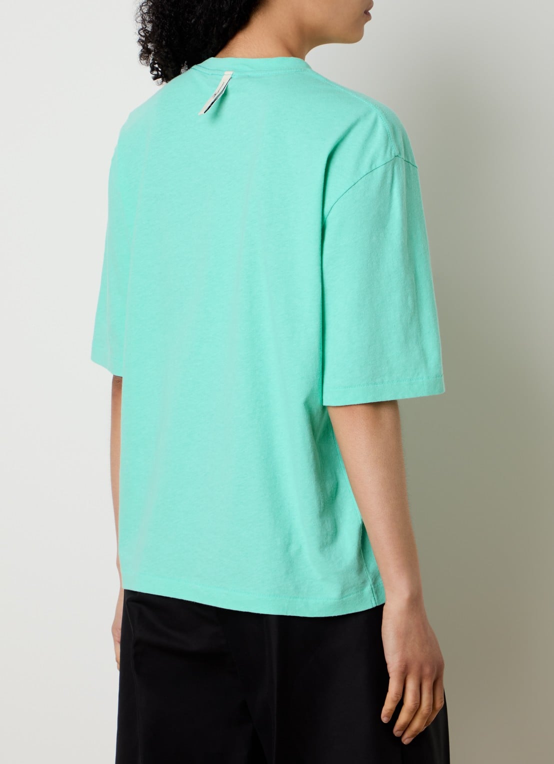Jacquemus Le T-shirt met logoprint - achterkant 3 mint