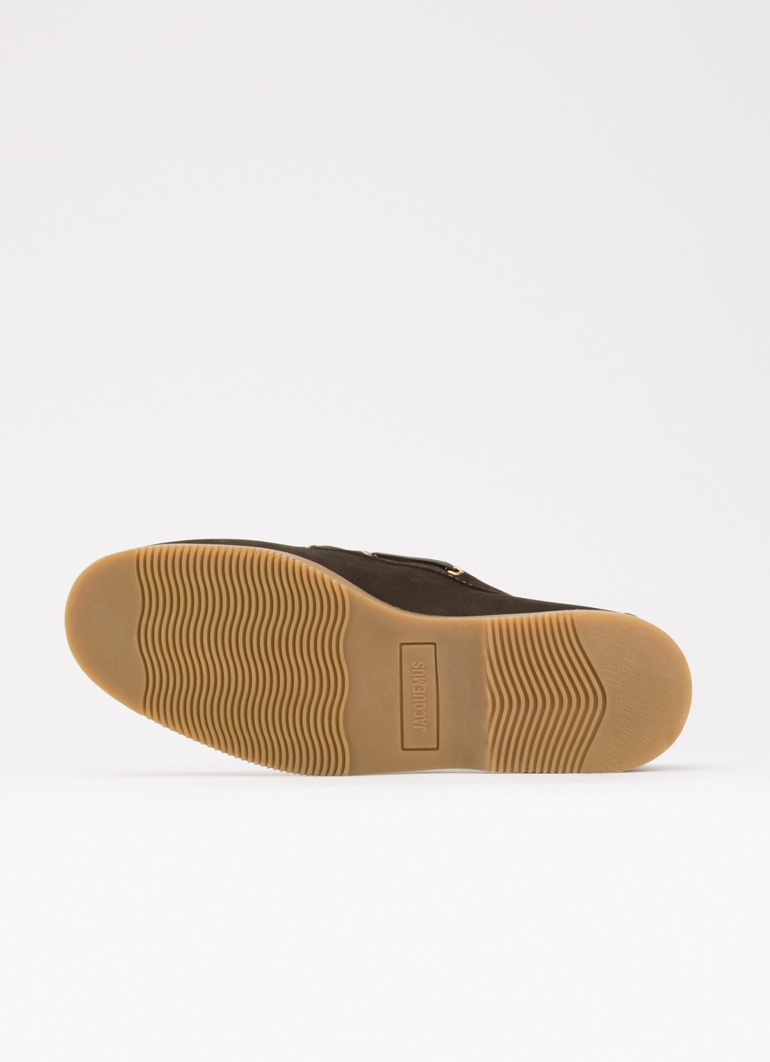 Jacquemus Les Canotiers bootschoen van nubuck - detail 3 donkerbruin