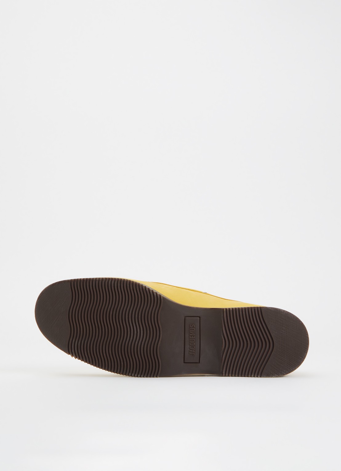Jacquemus Les Canotiers bootschoen van nubuck - detail 5 geel